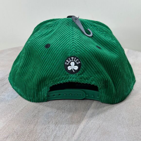 Ultra Game Boston Celtics Caps Embroidered Green Corduroy Snapback Hat NBA Champ - Picture 4 of 10